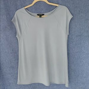 Lauren medium blue short sleeve tunic